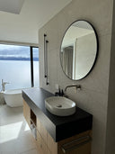 Circular Powdercoated Mirror